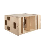 Caisse de subwoofer passif professionnel B22, double subwoofer de 18 pouces, grande enceinte de subwoofer, caisson de subwoofer en bois pour scène DJ