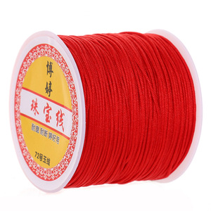 Jade Line 72 #   <span class=keywords><strong>Bracelet</strong></span> en cordon de nylon à nœuds chinois multicolores, fil de perlage en macramé - Product Image 6