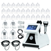 Tragbares 4-in-1 Vakuumtherapiegerät zur Brustvergrößerung Körperentspannung 360° Rotationsroller Lymphdrainage-Maschine