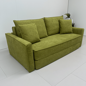 Vente en gros de <span class=keywords><strong>canapé</strong></span>-lit nordique moderne en mousse haute densité 2 3 places pour le salon canapés compressés verts <span class=keywords><strong>canapé</strong></span>-lit <span class=keywords><strong>convertible</strong></span> - Product Image 3