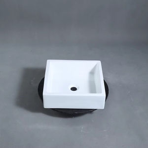 Lavabo Rectangular de lujo moderno de Venta caliente Fácil de limpiar Diseño moderno Lavabo de cerámica de baño moderno de un solo orificio - Product Image 4