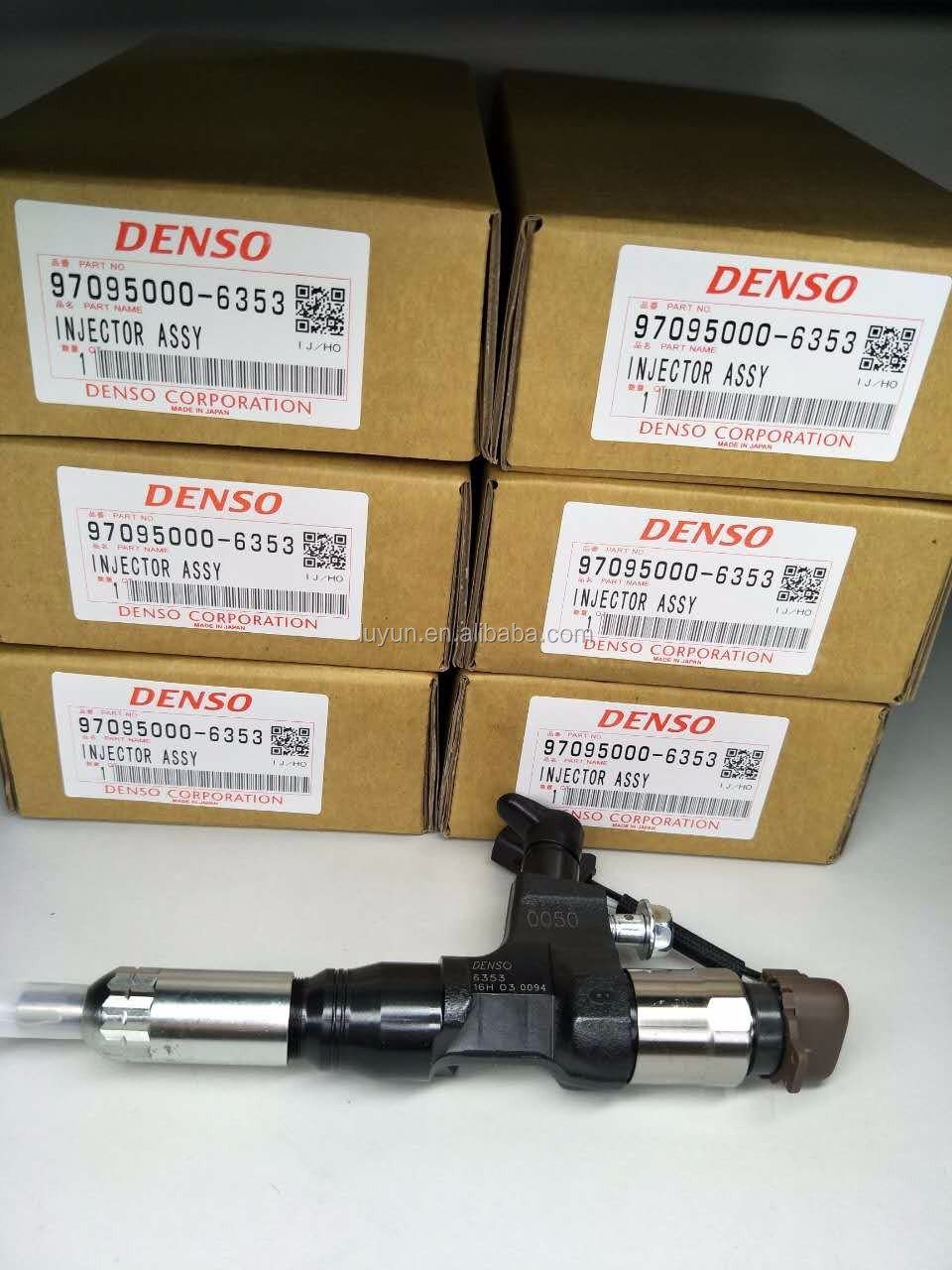 High Quality Diesel Fuel Injector 095000-6353 Common Rail Injector 23670-E0050 With Nozzle DLLA155P848 For HINO J05-TG