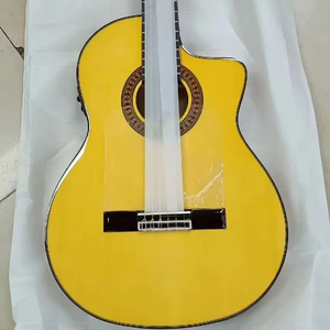 <span class=keywords><strong>Guitare</strong></span> classique <span class=keywords><strong>flamenco</strong></span> en épicéa espagnol de haute qualité K-300CE, fabriquée à la main - Product Image 3