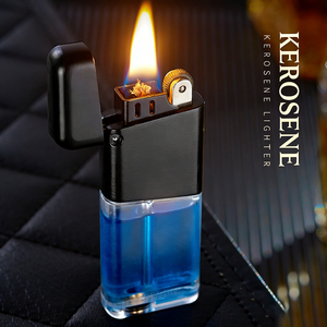 Encendedor <span class=keywords><strong>de</strong></span> Queroseno Retro <span class=keywords><strong>de</strong></span> Alta Calidad, Cámara <span class=keywords><strong>de</strong></span> Combustible Transparente, Rueda <span class=keywords><strong>de</strong></span> Encendido, Llama <span class=keywords><strong>de</strong></span> Moda, Regalo para Hombre - Product Image 5