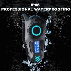 K09 Tai nghe <span class=keywords><strong>intercom</strong></span> Mũ bảo hiểm RGB đèn được xây dựng trong hiển thị FM Radio 500m phạm vi bằng giọng nói trợ lý điều khiển LED chỉ số pin - Product Image 2