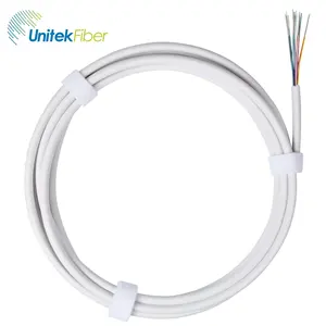 Manufacturer Breakout Tight Buffer Fiber Optic Patch Cable GJPFXJH Indoor G.657A1 G657A2 FR LSZH Fiber Wires White