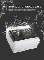 Boîte de jonction combinée solaire DC PV pour système solaire connecté au réseau ou autonome, fournisseur chinois, 4 6 8 10 12 chaînes, 2 entrées 1 sortie