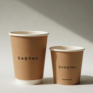 Gobelets à café jetables en papier à double paroi de 12 oz, écologiques, sans PFAS, avec logo personnalisé, revêtement aqueux, fournisseur de gobelets en papier - Product Image 4