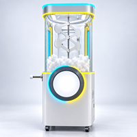 Machine à rembourrer les poupées en peluche DIY avec lumière LED, cabinet transparent, équipement de fabrication de jouets interactifs personnalisé OEM ODM