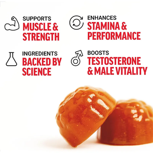 Azgın keçi ot Tribulus Terrestris Fenugreek siyah Maca Gummies ile yüksek kalite testi X180 Gummies güçlendirici - Product Image 2