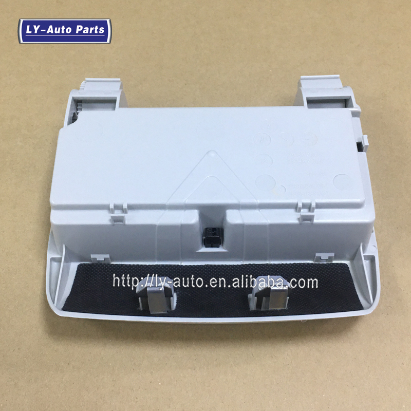 Auto Zonnebril Opslag Houder, Auto Zonnebril Opslag Houder Doos Brillenkoker Fit voor Skoda Octavia Fabia Roomster 1Z0868565E(Grijs