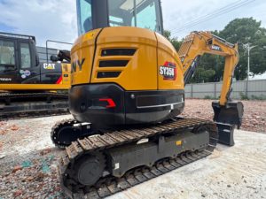 Mini-excavatrice sur chenilles Sany SY35U d'occasion, faible consommation de carburant, transport facile pour la construction résidentielle - Product Image 4