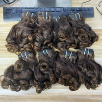 Lot de Cheveux Naturels Vietnamiens 100% Humains Funmi Magic Wavy – Sans Nœuds, Sans Chute, Couleur Noire, Ondulés avec Tissage Fin