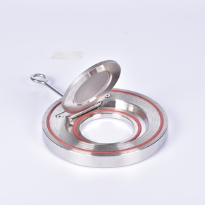 Valvola di ritegno a battente manuale in acciaio inossidabile, tipo a lamella singola/wafer per applicazioni idriche, Viton/EPDM - Product Image 6