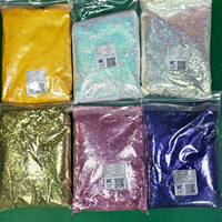 1kg/Sac Paillettes pour Ongles Rose, Violet, Bleu, en Vrac, Grosses Paillettes Holographiques Hexagonales, Poudre de Décoration pour Ongles, 1000g