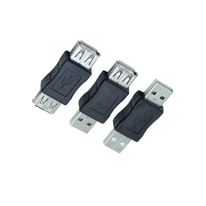 <b>USB</b> Adapter 2.0 Dual Female Connector <b>USB</b> Interface Data Transfer Extension For <b>Mouse</b> And Notebook - Product Image 1