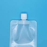 Emballage en sachet refermable transparent laminé BOPP/VMCPP résistant à l'humidité réutilisable 30ml/50ml/100ml Shampooing Cosmétiques Format voyage