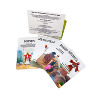 Fabricant de cartes à jouer personnalisées par stratification brillante Jeu de cartes d'affirmation de cartes d'éducation personnalisé avec instructions