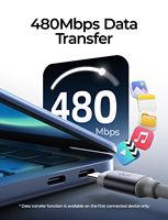 Câble LISEN 140W double USB-C 2-en-1, cordon de charge rapide Power Delivery, répartiteur multi-appareils pour MacBook, ordinateur portable, iPhone 17