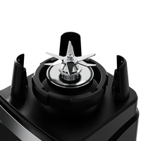 2200W zware professionele & huishoudelijke blender met 6 messen, variabele snelheid, hoge capaciteit, zuiver koperen motor, voedselverwerker