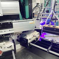 Machine d'impression sérigraphique automatique à grande vitesse avec servomoteur pour les applications d'impression sur les bouteilles en verre et en plastique