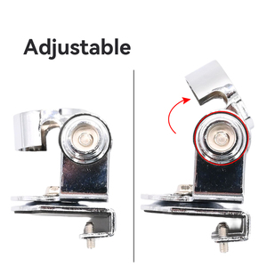 Universal <b>Car</b> Antenna Mount <b>Clamp</b> Bracket Metal Trunk Lip Mount Holder for Two Way Radio Mobile Antenna Installation - Product Image 4