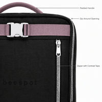 Sac à dos pour ordinateur portable en polyester, imperméable, souple, 0,62 kg, unisexe, avec poignée, ceinture à coussin d'air, sac d'affaires