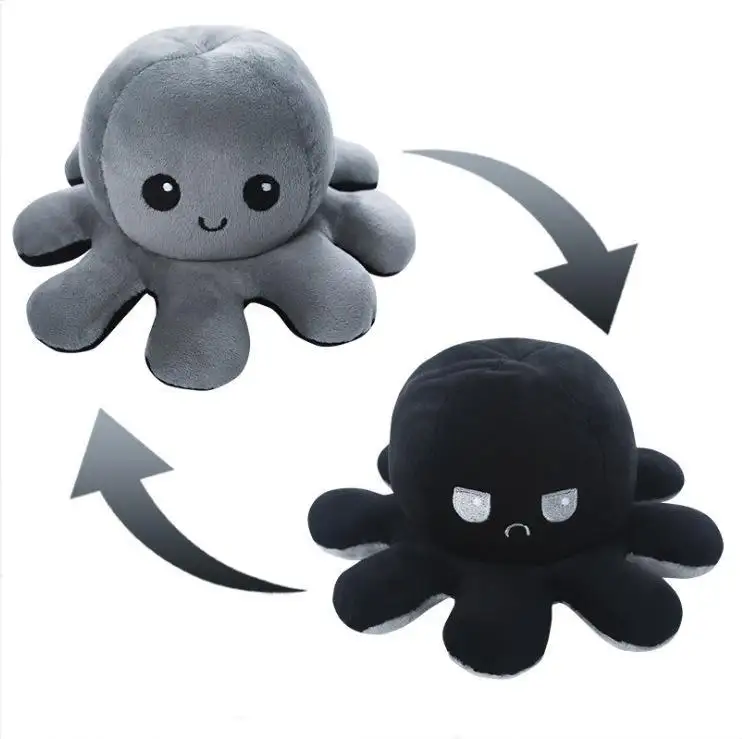 Umkehrbares Oktopus-Plüsch für Kind Geschenk individuelles niedliches Oktopus-Gefülltes Spielzeug