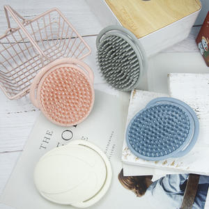 Cepillo de Silicona Moderno para Lavar el Cabello con Masaje de Meridianos, Peine Limpiador del Cuero Cabelludo, Cepillo de Baño para Niños para Aplicaciones en la Cabeza - Product Image 3