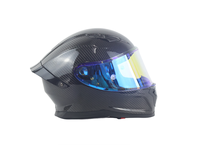 Casque intégral en fibre de carbone OEM, homologué DOT, anti-buée, boucle à dégagement rapide, casque pour motos, vente en gros