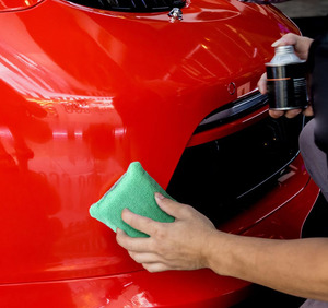 Tự động chi tiết rửa xe sáp Lớp phủ gốm mặc quần áo Terry sợi nhỏ Saver Applicator Sponge Pad - Product Image 6