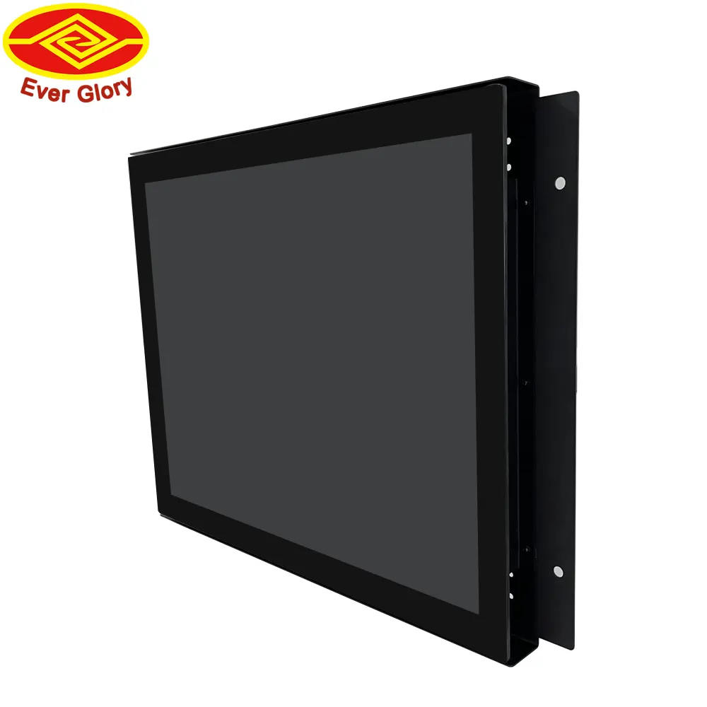Fabricação Multi Pontos de Toque Impermeável 21,5 27 31,5 43 Polegadas Pcap Quadro Aberto Anti-reflexo Vidro Temperado Touch Screen Monitor