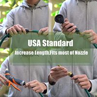 Manguera de Jardín de PVC Resistente a Alta Presión, 1/2'' 3/4'', 20m 25m 30m, Manguera de PVC Suave Personalizada con Pistola de Riego