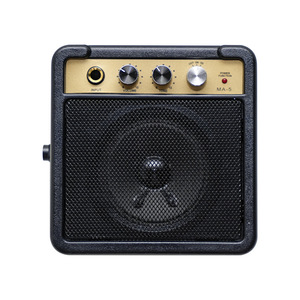 Amplificateur de guitare acoustique-électrique portable MA-5 Mini, haut-parleur <span class=keywords><strong>vintage</strong></span> pour busking, chant-guitare, rechargeable, son clair - Product Image 1