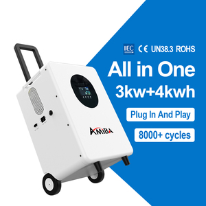 Expédition rapide, générateur solaire 3KW 4KWH tout-en-un, station d'alimentation, batterie LiFePO4 12.8V 314Ah intégrée, onde sinusoïdale pure - Product Image 1