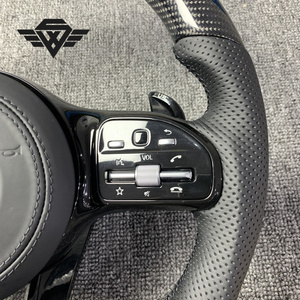 Volante de fibra de carbono deportivo para Mercedes <span class=keywords><strong>AMG</strong></span> <span class=keywords><strong>GT</strong></span> 63 s W205 W166 W177 W204 W217 W222 C63 E63 S63 G63 incluyendo CLS - Product Image 3