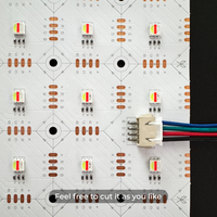 Panneau LED RGB découpable gratuit, feuille lumineuse flexible pour rétroéclairage, panneau LED RGB pliable pour rétroéclairage de comptoir en pierre