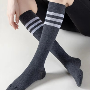 Unisex Student Pupil Kids Striped Over <b>Knee</b> Long Sports <b>Socks</b> Soccer Baseball Football Stockings for Girl Boys <b>High</b> Quality - Product Image 5