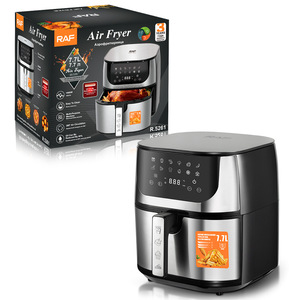 Friteuse à air électrique multifonction 1800W facile à nettoyer, circulation d'air à 360°, réduction de 80% de l'huile - Product Image 6
