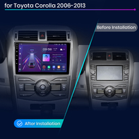 Autoradio Junsun V1 avec CarPlay sans fil pour Toyota Corolla 2006-2013, Android Auto, navigation, multimédia, vidéo, unité principale, autoradio