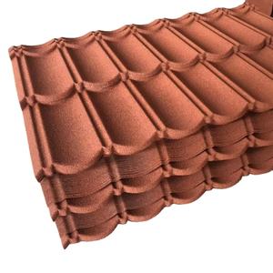 Tuiles résistantes UV de tuile de toiture en métal de style romain de haute catégorie de verrouillage UV de crête d'<span class=keywords><strong>ardoise</strong></span> pour l'appartement tous les climats - Product Image 2