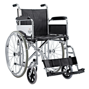 Silla de Ruedas Plegable Portátil con Ruedas Delanteras Sólidas y Amortiguadoras, Ideal para Viajes y Aeropuertos - Product Image 2