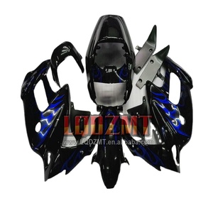 SuperHawk para <span class=keywords><strong>HONDA</strong></span> <span class=keywords><strong>VTR</strong></span> <span class=keywords><strong>1000</strong></span> F 1000F VTR1000F 95 96 97 98 llamas azules 99 00 115No.9 VTR1000 F <span class=keywords><strong>2001</strong></span> 2002 2003 2004 2005 Carenado - Product Image 1