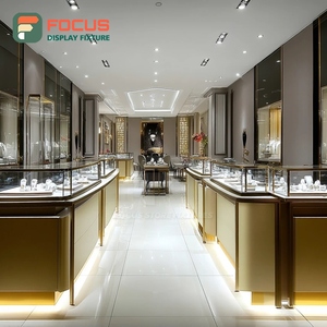 Modern Commercial Retail Jewelry Display Cabinet Polished Surface Mall Counter Display Counter - Product Image 4