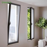 Ventana de Aluminio con Borde Estrecho Resistente a la Presión del Viento que Ofrece una Vista Panorámica para Edificios Residenciales de Gran Altura