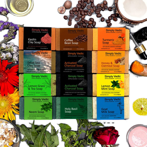 Savon en barre d'argile de <span class=keywords><strong>kaolin</strong></span> pressé à froid bio fait à la main pour une exfoliation en profondeur détoxifiant la régulation du sébum - Product Image 2