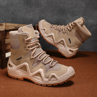 Bottes de Randonnée et d'Entraînement Légères, Imperméables, à Bout Rond, Grande Marque pour Hommes – Chaussures d'Hiver et d'Escalade pour le Désert