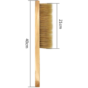 40cm Nützliche Bürste für Imkerei-Werkzeuge, Holz-Wespenbürste mit zwei Reihen, Imkerbürste, Imkerei-Ausrüstung - Product Image 1