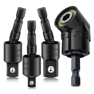 Juego de llaves de vaso de cambio rápido de 1/4 pulg. con eje flexible universal, herramienta mágica para esquinas, juego combinado de acero para reparación automotriz - Product Image 5