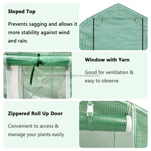 Serres portatives d'extérieur pour arrière-cour, hangars à cloches, serre en tunnel étanche pour plantes. - Product Image 2